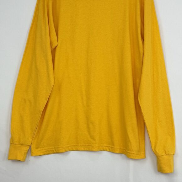 Medalist Made in USA Yellow Cotton Turtleneck Shirt Medium Vintage 90s - Picture 7 of 12
